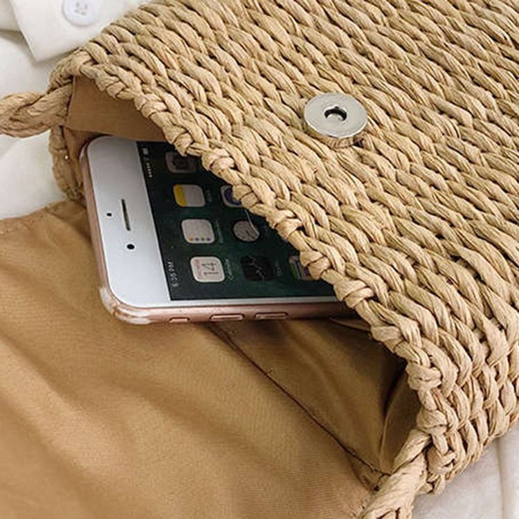 Tecknad Paljetter Grass Crossbody-Väskor