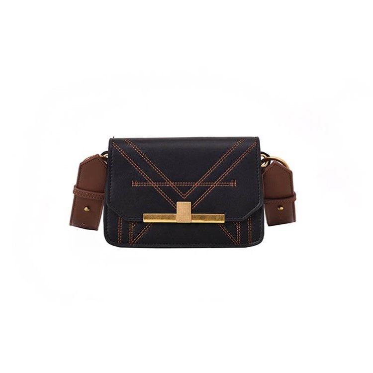 Tråd Pu Rektangel Crossbody-Väska