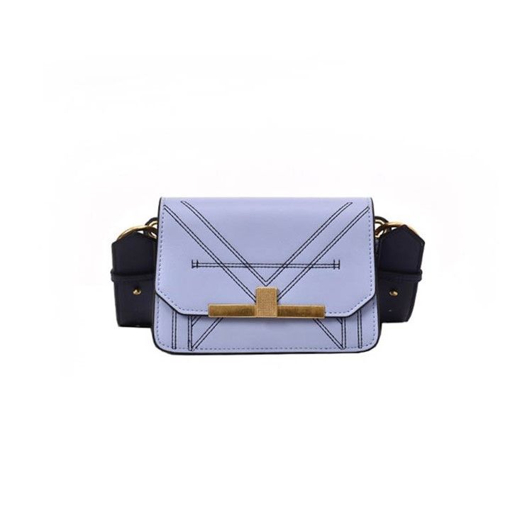 Tråd Pu Rektangel Crossbody-Väska