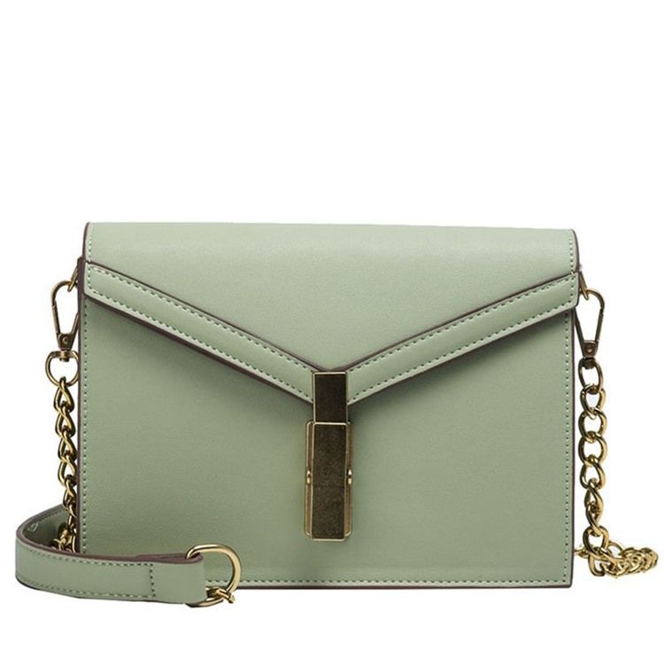 Vanligt Pu Trådkuvert Crossbody-Väska