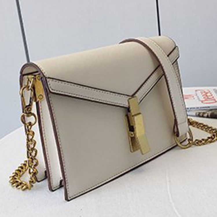 Vanligt Pu Trådkuvert Crossbody-Väska