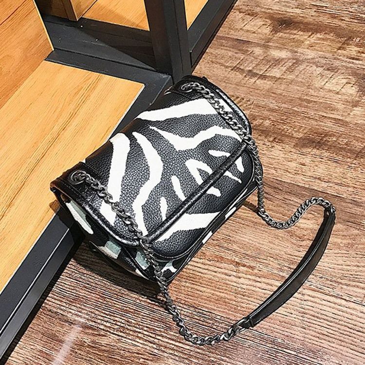 Zebra Stripe Crossbody-Väska