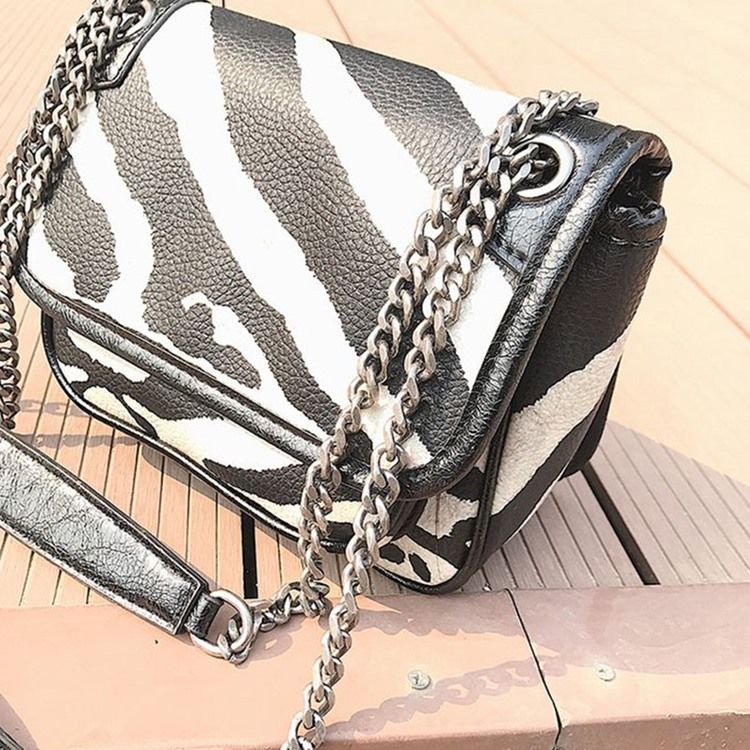 Zebra Stripe Crossbody-Väska