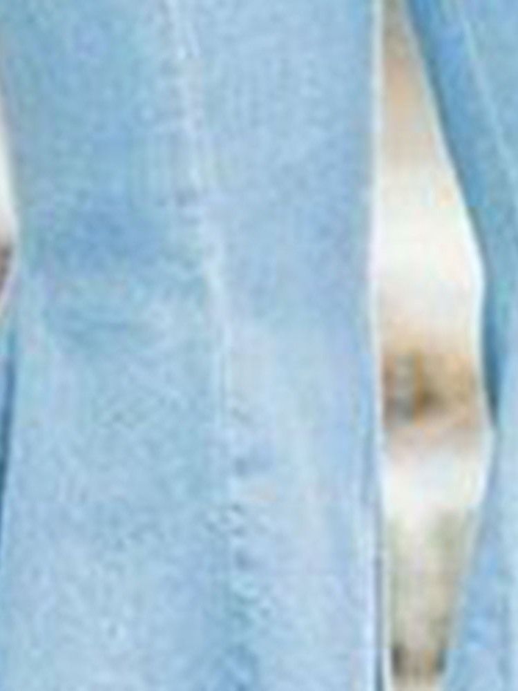 Bellbottoms Asymmetriska Enkla Slimmade Jeans