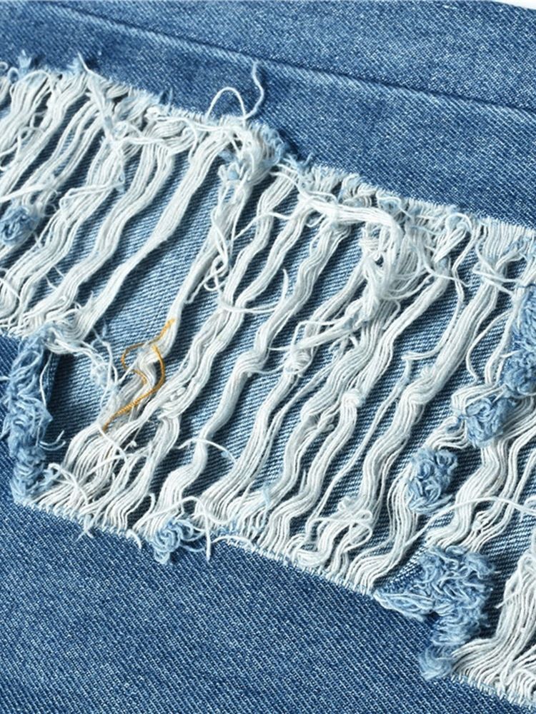 Tvättbara Jeans Med Dragkedja