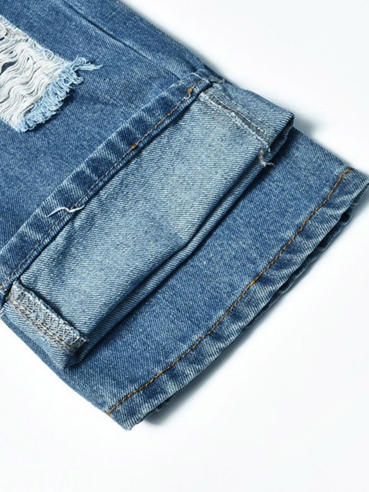 Tvättbara Jeans Med Dragkedja