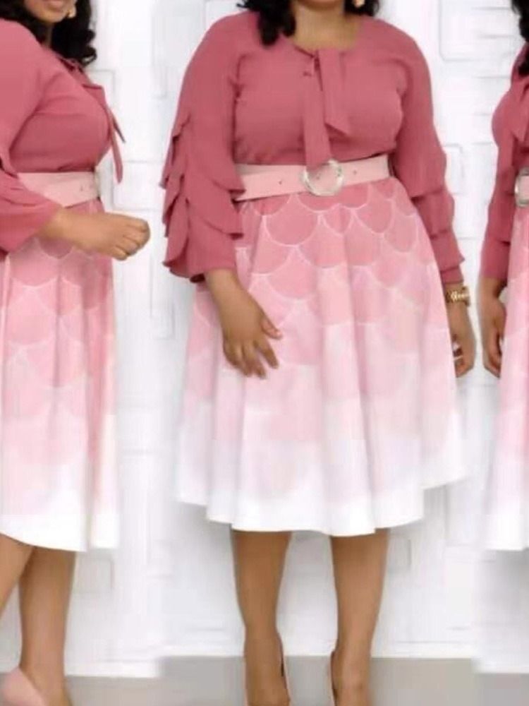 Patchwork Tröja Med Nio Punkters Ärm I Mitten Av Kalven