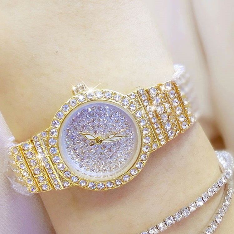Full Diamante Water Resistant Watch