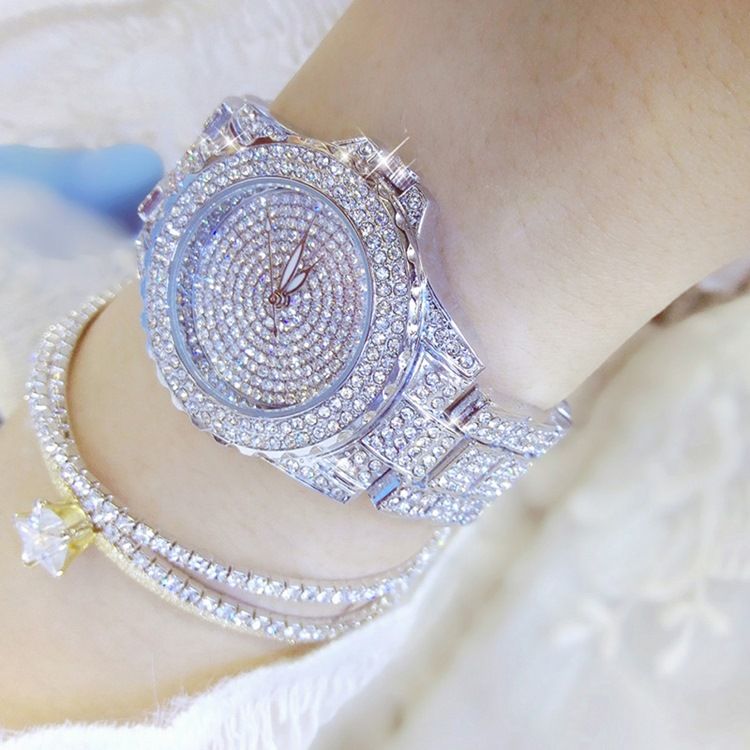 Rhinestone Hardlex Klocka
