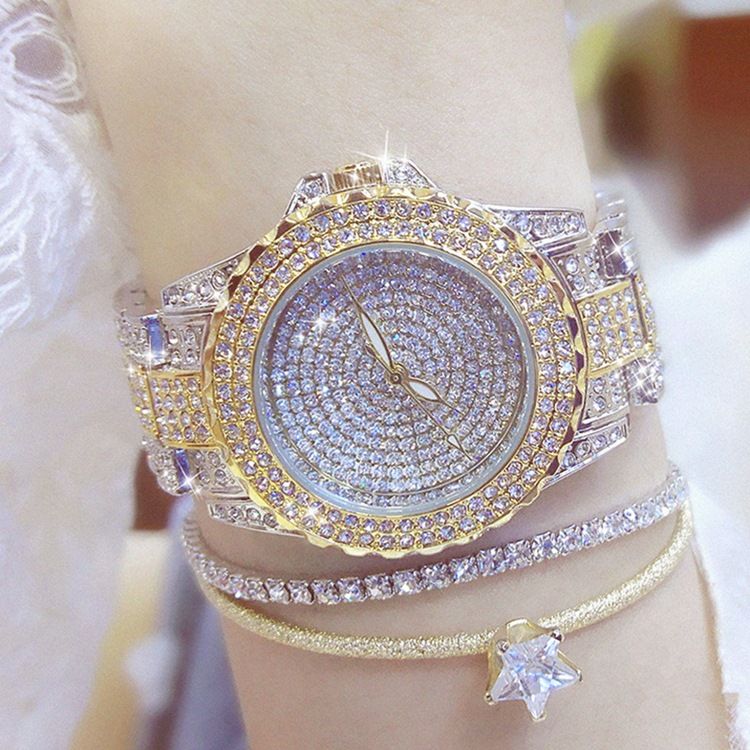 Rhinestone Hardlex Klocka