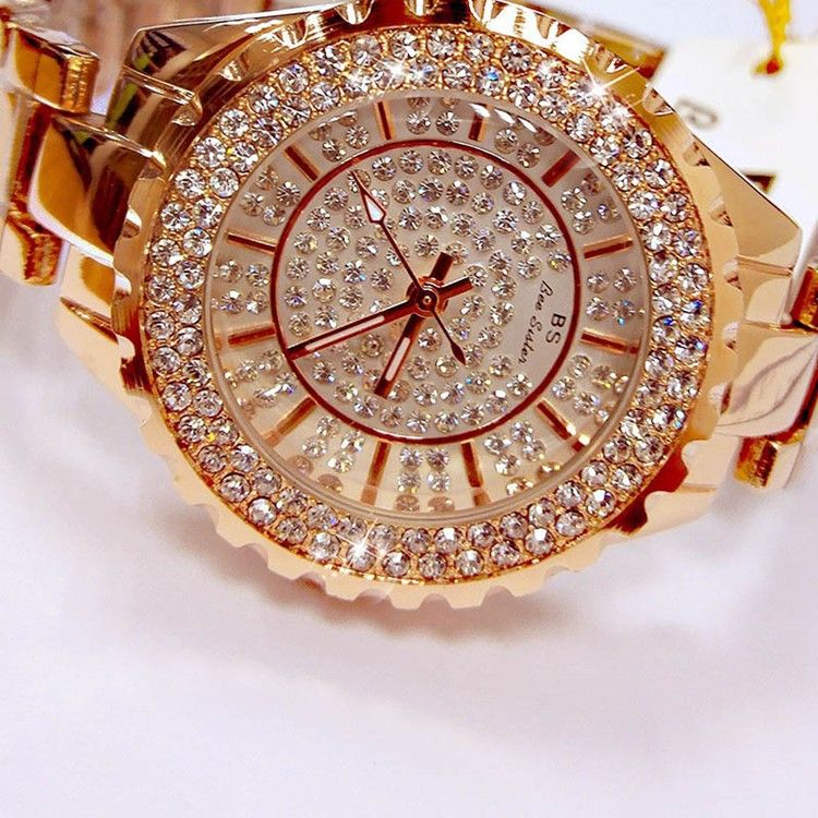 Rund Quartz Diamante Watch