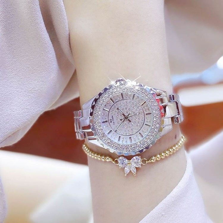 Rund Quartz Diamante Watch