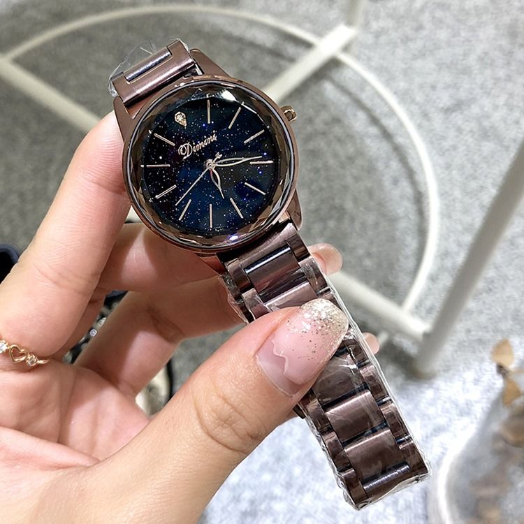 Stålbälte Circular Dial Damklocka