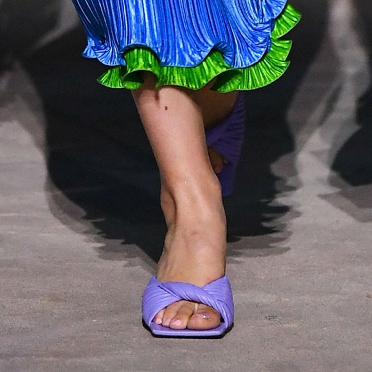 Flip Flop Slip-On Tofflor Med Stilettklack