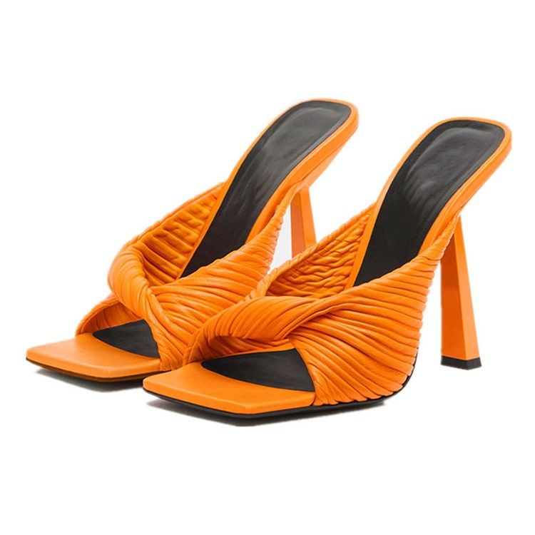 Flip Flop Slip-On Tofflor Med Stilettklack