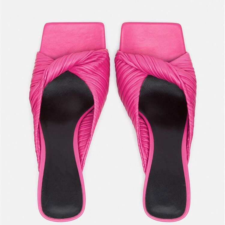 Flip Flop Slip-On Tofflor Med Stilettklack