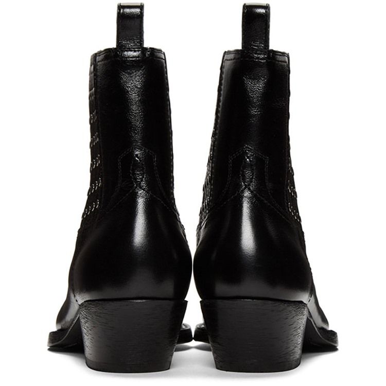 Slip-On Vanliga Casual Stövlar Med Spetsig Tå