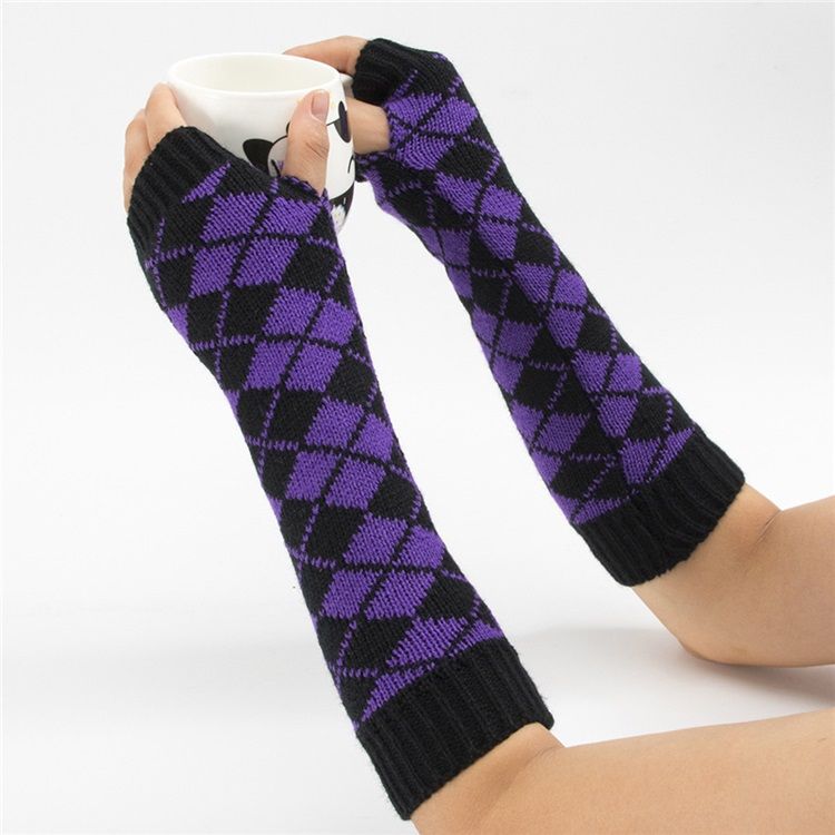 Akryl Geometriska Casual Fall Handskar