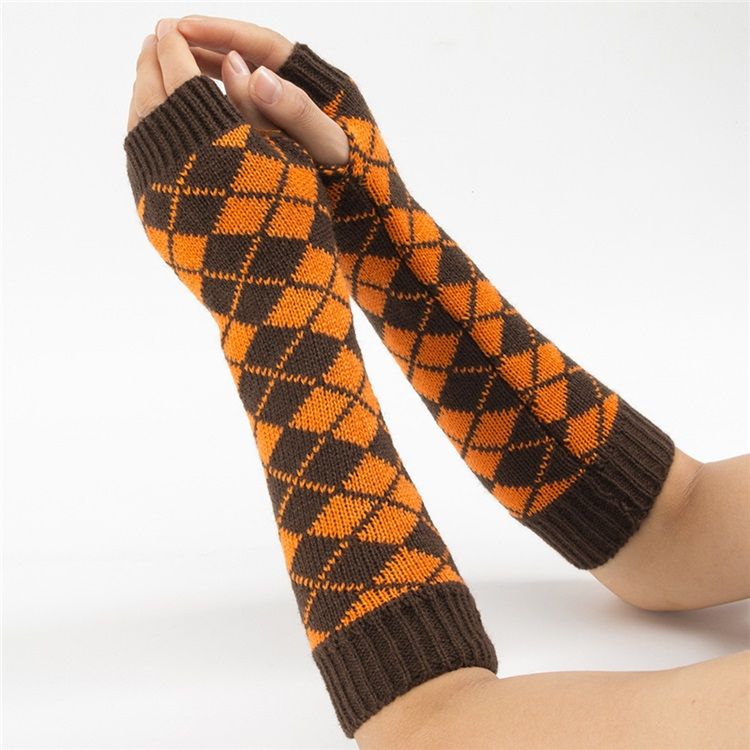 Akryl Geometriska Casual Fall Handskar