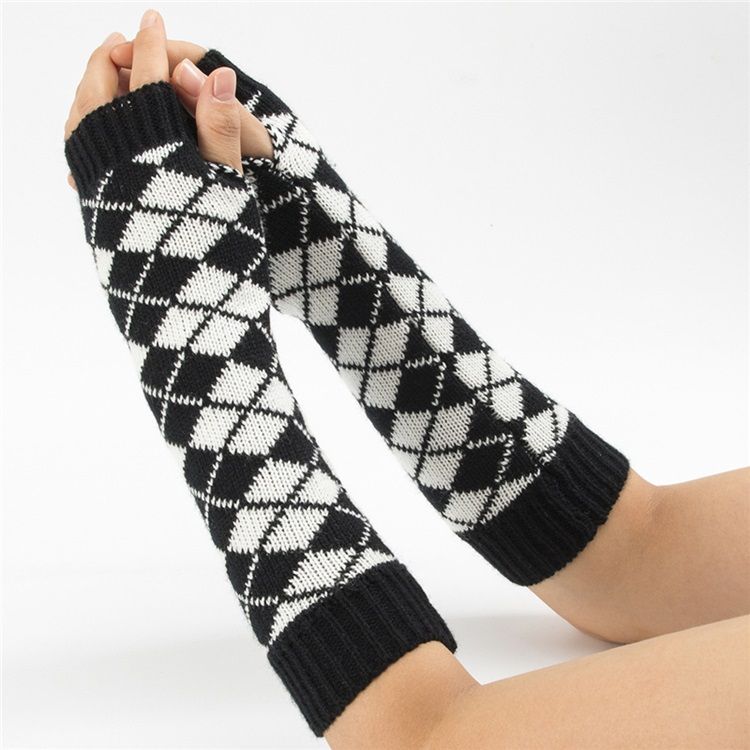 Akryl Geometriska Casual Fall Handskar