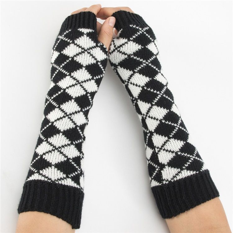 Akryl Geometriska Casual Fall Handskar