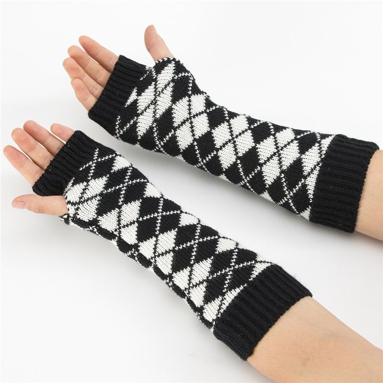 Akryl Geometriska Casual Fall Handskar