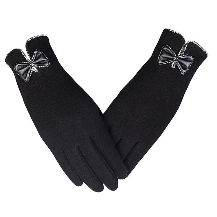 Casual Bowknot Vinterhandskar