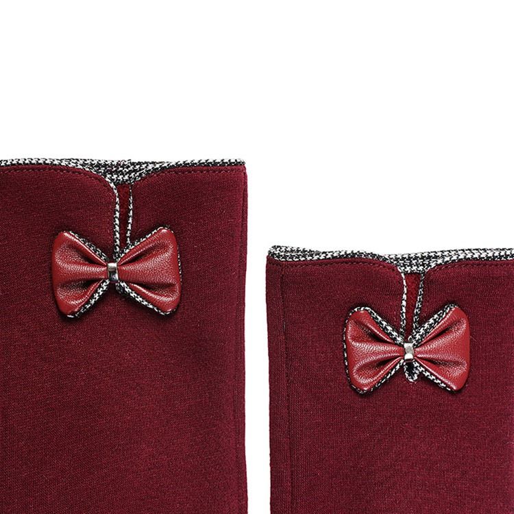 Casual Bowknot Vinterhandskar