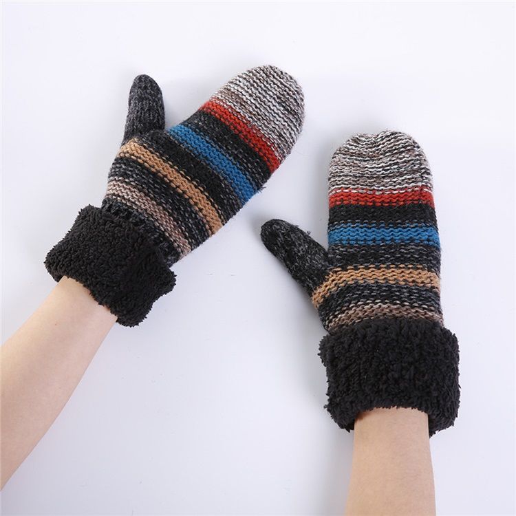 Casual Stripe Varma Vinterhandskar