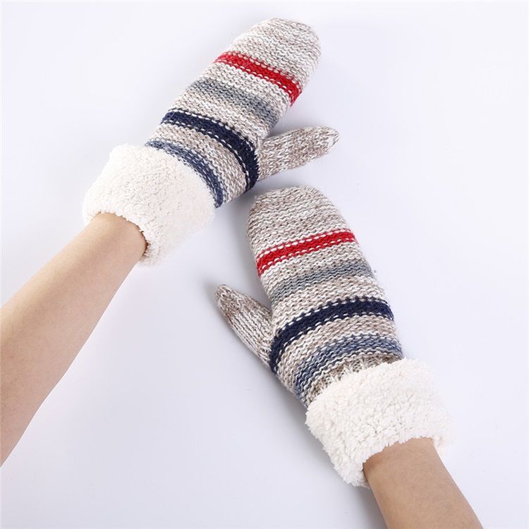 Casual Stripe Varma Vinterhandskar