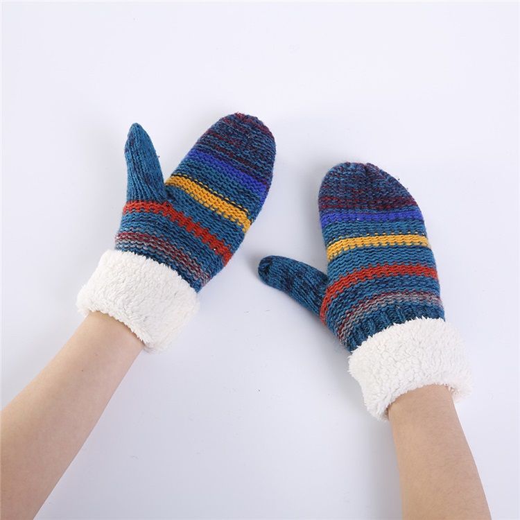 Casual Stripe Varma Vinterhandskar