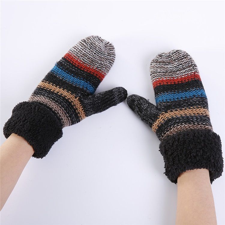 Casual Stripe Varma Vinterhandskar