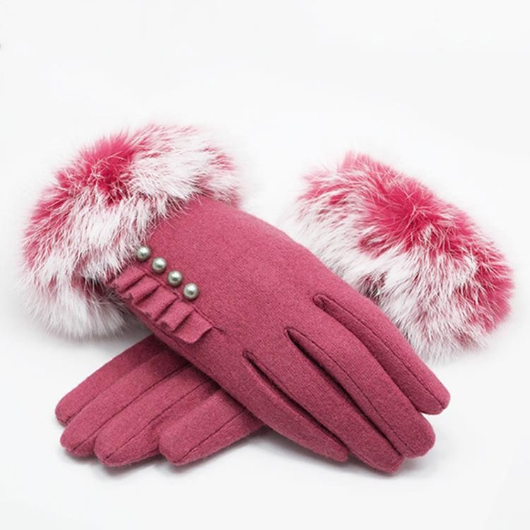 Eleganta Cashmere Pearl Lady Handskar