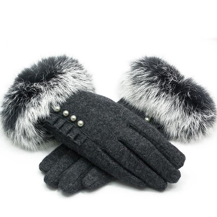 Eleganta Cashmere Pearl Lady Handskar