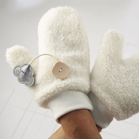 Fluffy Fastener Damhandskar