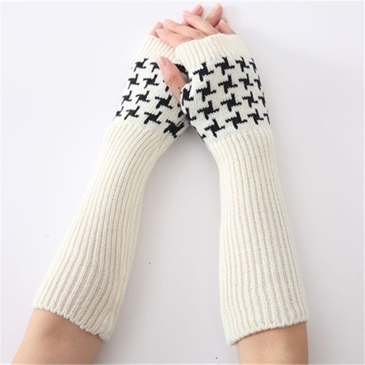 Houndstooth Casual Fallhandskar