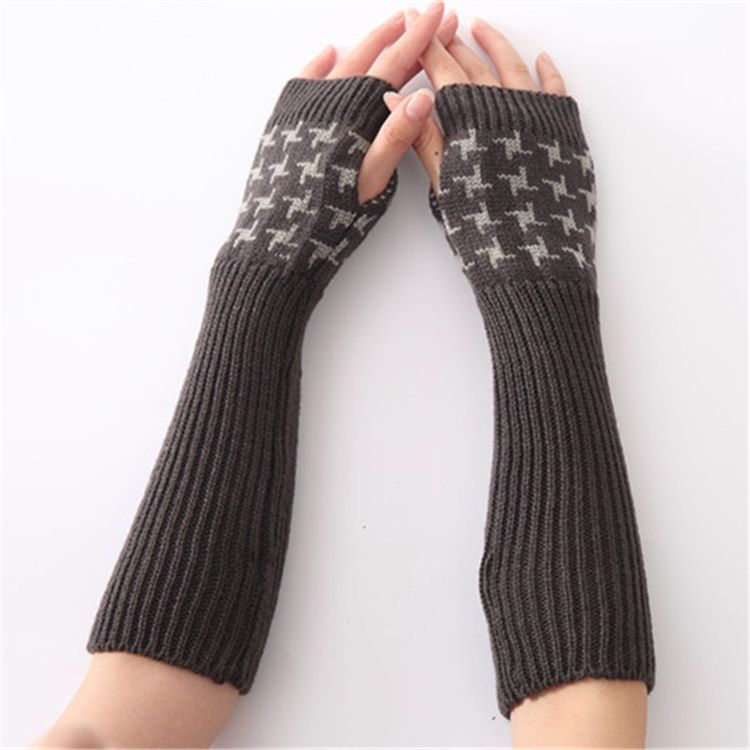 Houndstooth Casual Fallhandskar