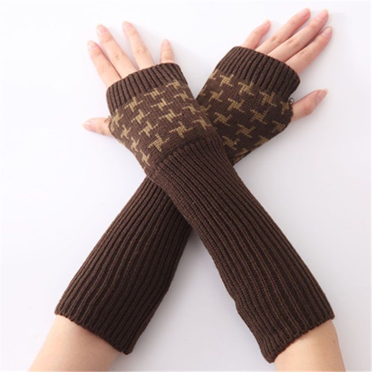 Houndstooth Casual Fallhandskar