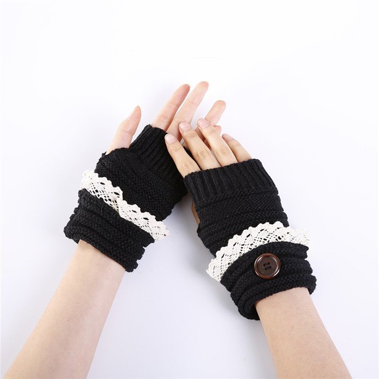 Knapp Touch-Screen Casual Vinterhandskar