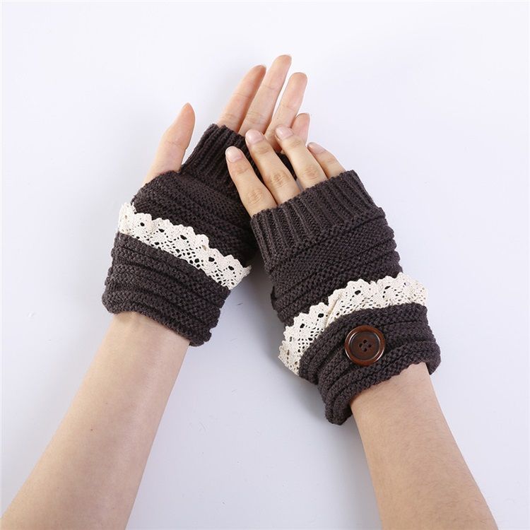 Knapp Touch-Screen Casual Vinterhandskar