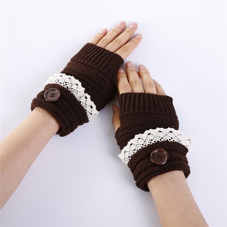 Knapp Touch-Screen Casual Vinterhandskar