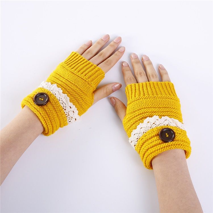 Knapp Touch-Screen Casual Vinterhandskar
