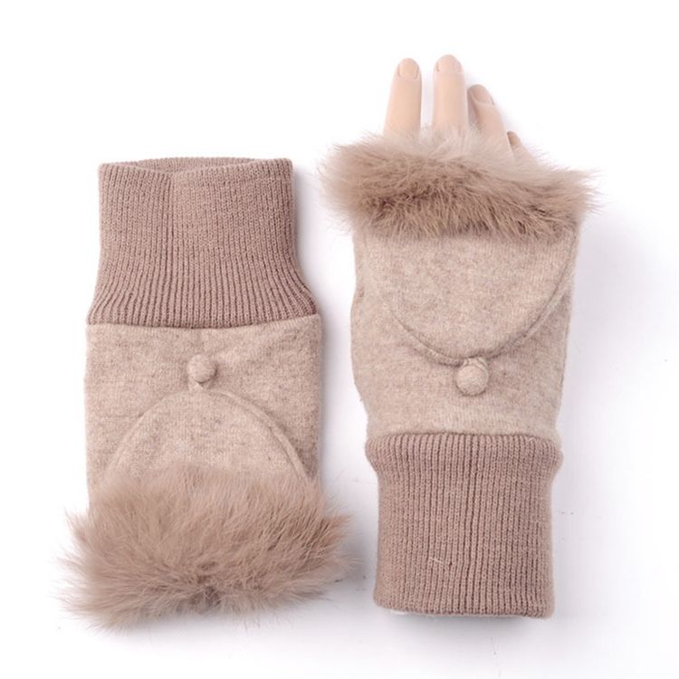 Winter Keep Warm Flip Lady Handskar