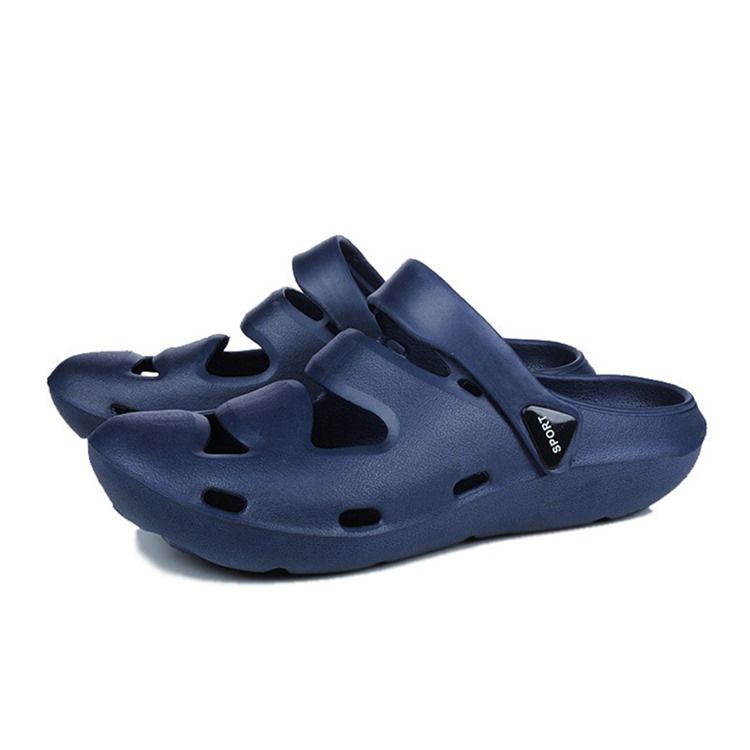 Pvc Kamouflage Slip-On Rund Tå Herrsandaler