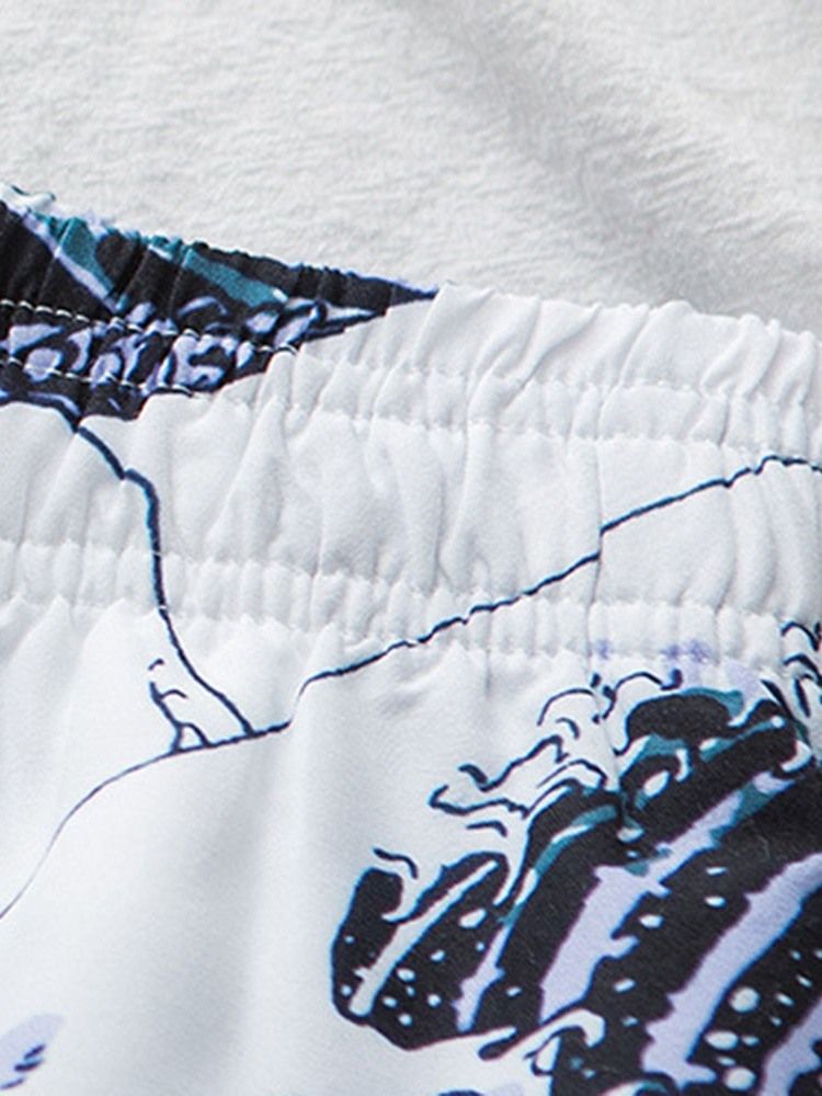 Rak Ficka Strandshorts För Män